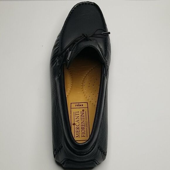?️Men classic Black Loafers tie driver NWT